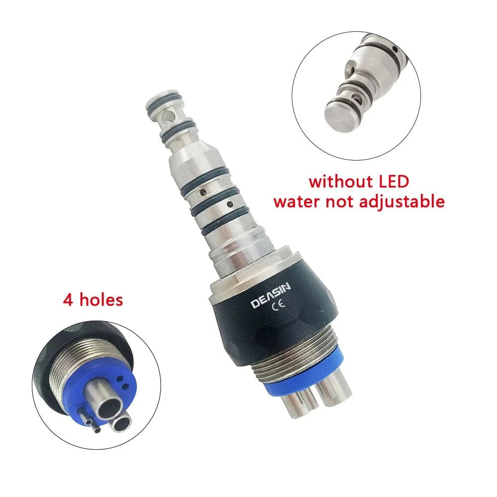 KAVO LED Fiber Optic Couplers - 2/4/6 Hole Quick Coupling with Water Adjustment