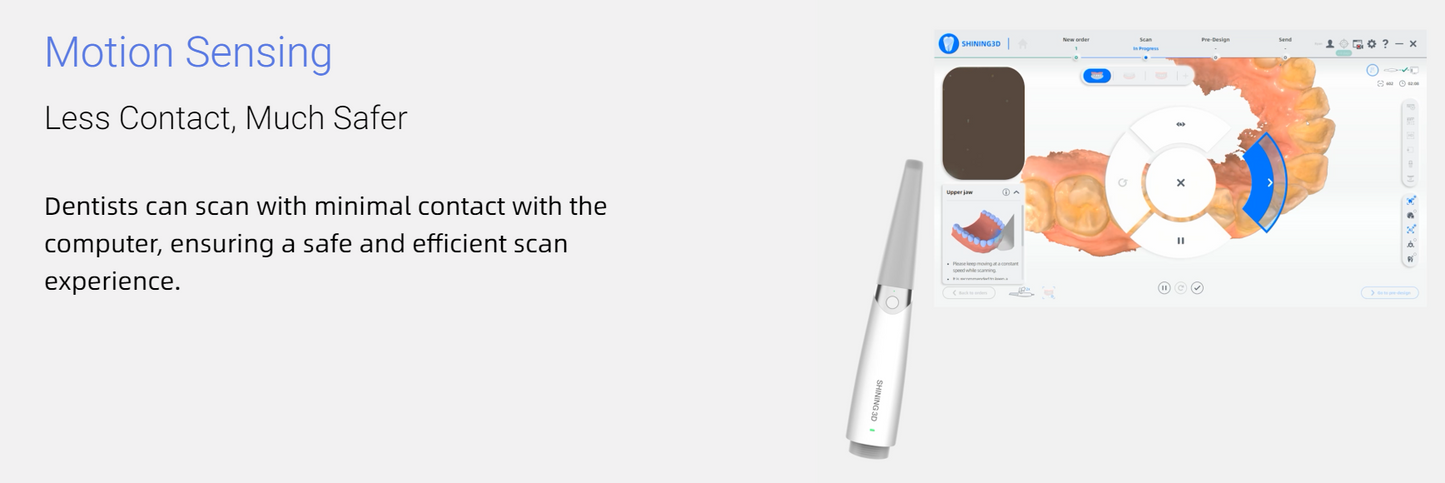 Shinning 3D Wireless Scanner-Apexdentalsupply.com