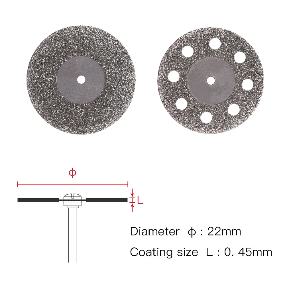 Lab Diamond Disc Double Side Grit Cutting Tool