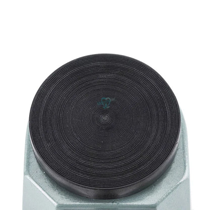 a black tape dispenser on a white background