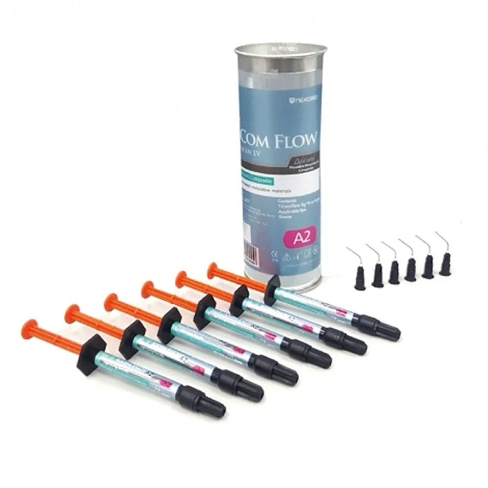 Nexobio T Com Flow: Nano Hybrid Flowable Composite - 6 Syringes (2g)