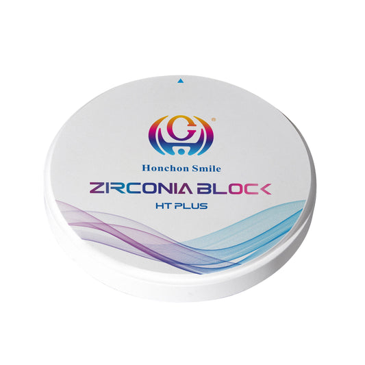 White Zirconia Block 98mm Smile HT Plus