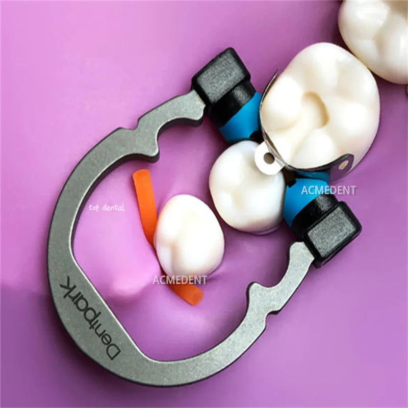 Titanium Dental Matrix Ring System - Small & Medium Clamps for Molar & Premolar - Garrison Compatible