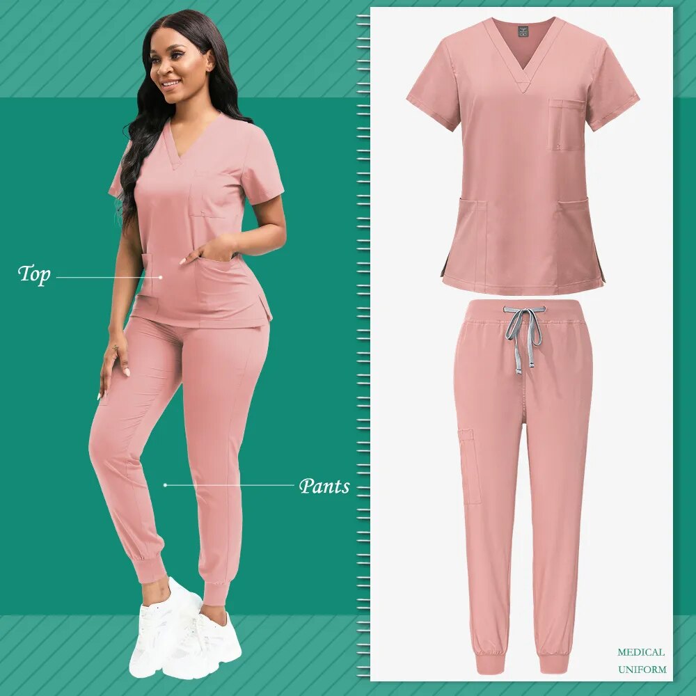 Slim Fit Women Scrubs Sets
