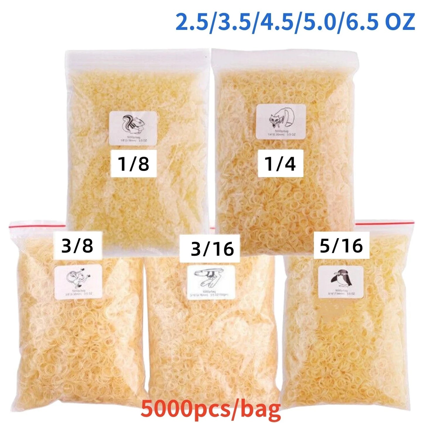 OrthoExtent Orthodontic Intra-Oral Bands - 5000Pcs for Braces