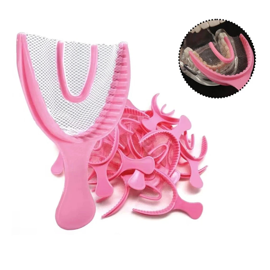 Dual Arch Impression Trays - Color-Coded 20pcs/pack
