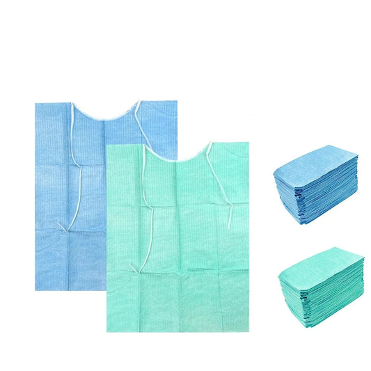 Contour Disposable Dental Bibs- 3ply/100pcs