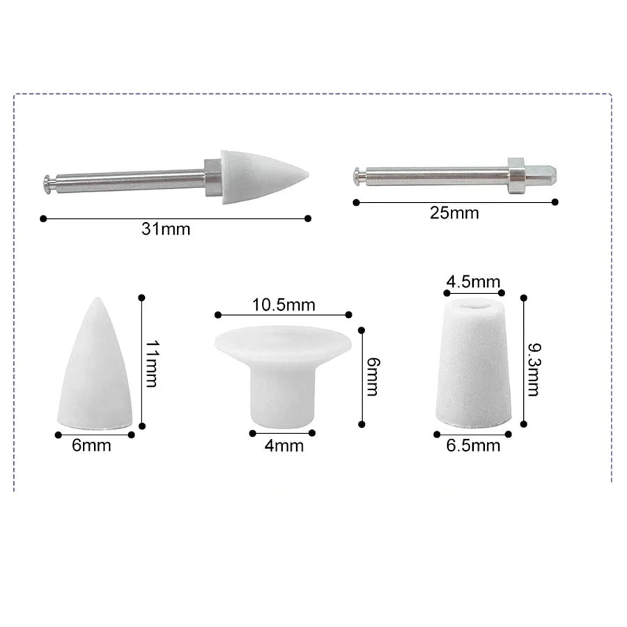 Silicone Composite Polisher - 20pcs Set for Enamel Finishing