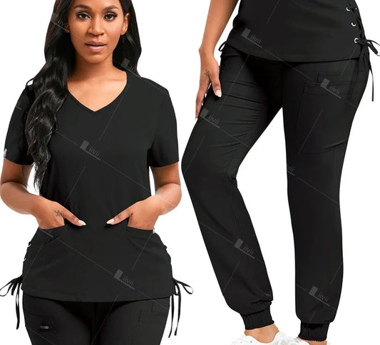 Upgrade Your Workwear with Our Scrub Set - Perfect for Beauty and Functionality!