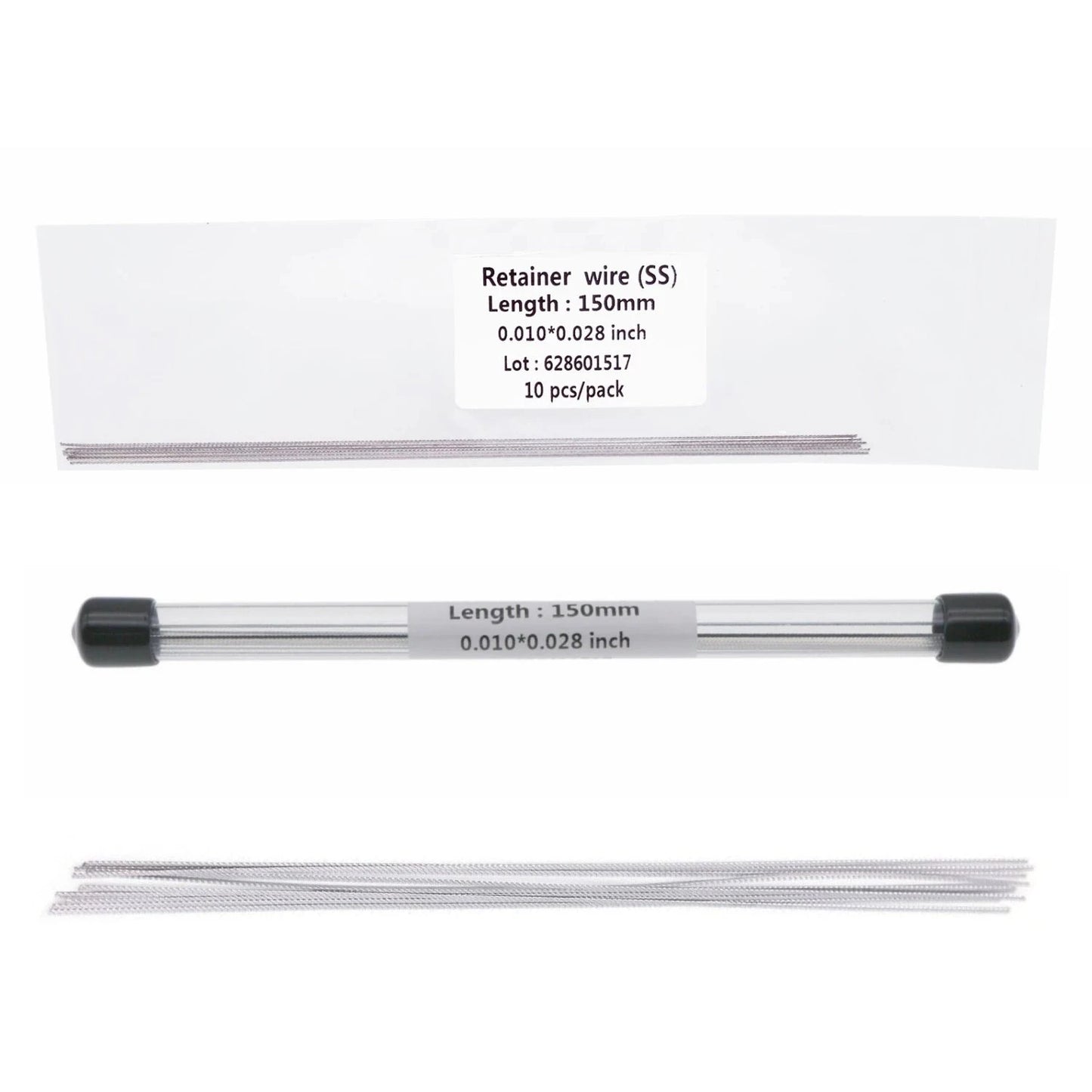 Orthodontic Lingual Fixed Retainer Wires - 10 Pack