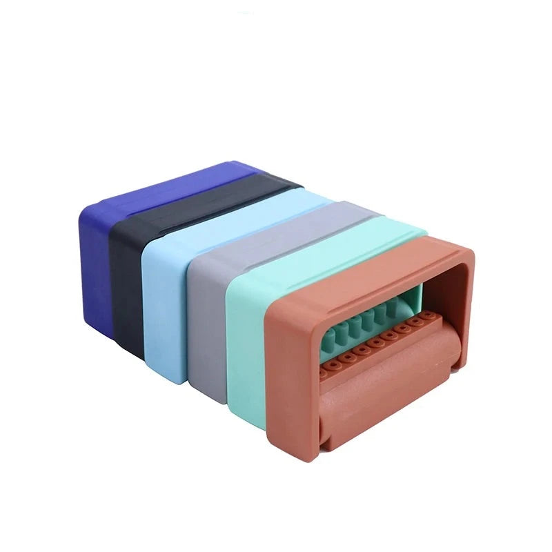 Upgrade Your Dental Practice with 6PCS Disinfection Carbide Burs Holder