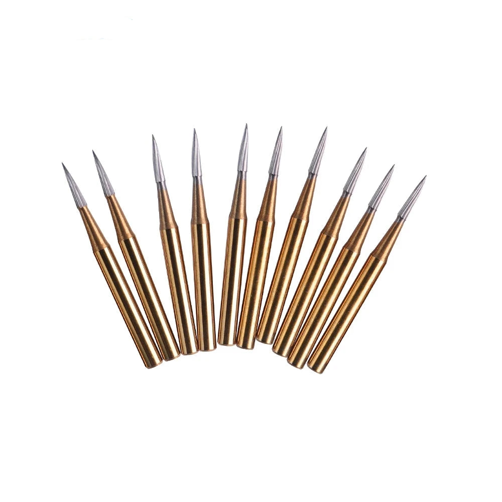 Needle Carbide Burs FG#7901 - 10 Pcs Set
