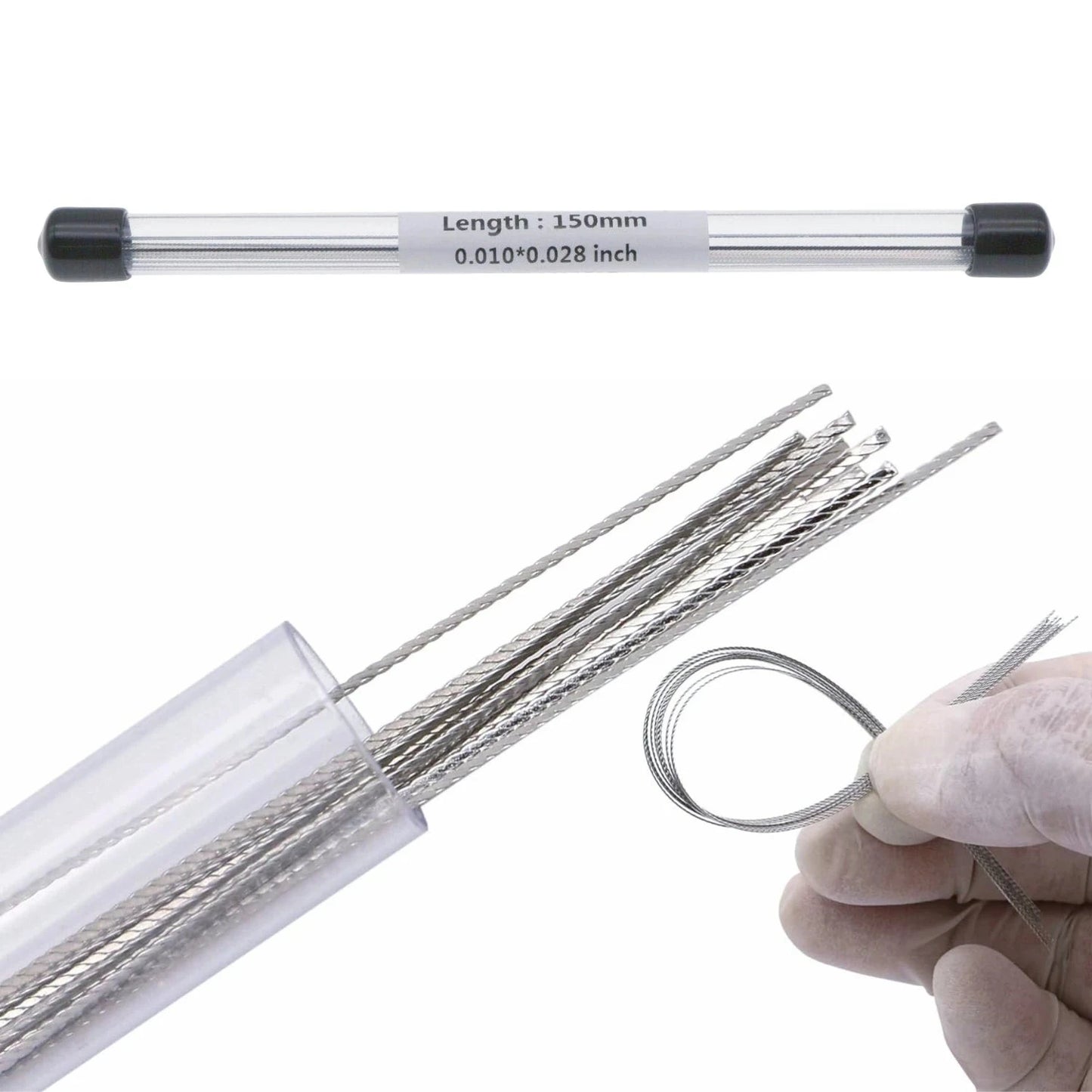 Orthodontic Lingual Fixed Retainer Wires - 10 Pack