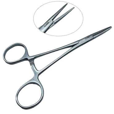 Stainless Steel Hemostatic Forceps – Locking Surgical Forceps (Curved or Straight)