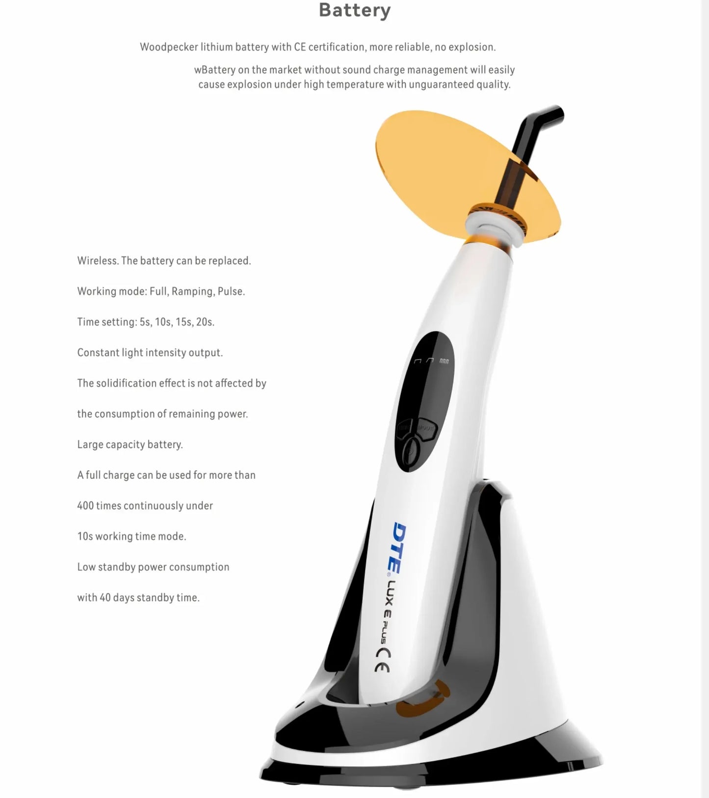 LUX E PLUS - LED Light curing Wand