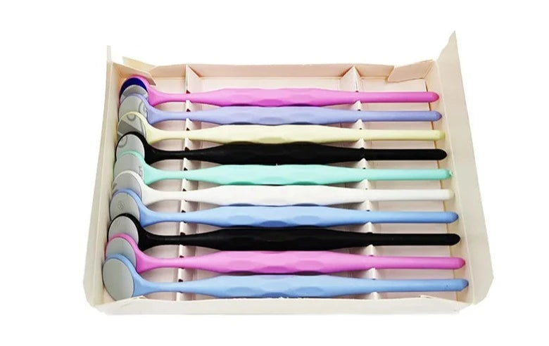Premium Dental Double Sided Mouth Mirrors - 10PCS/Box