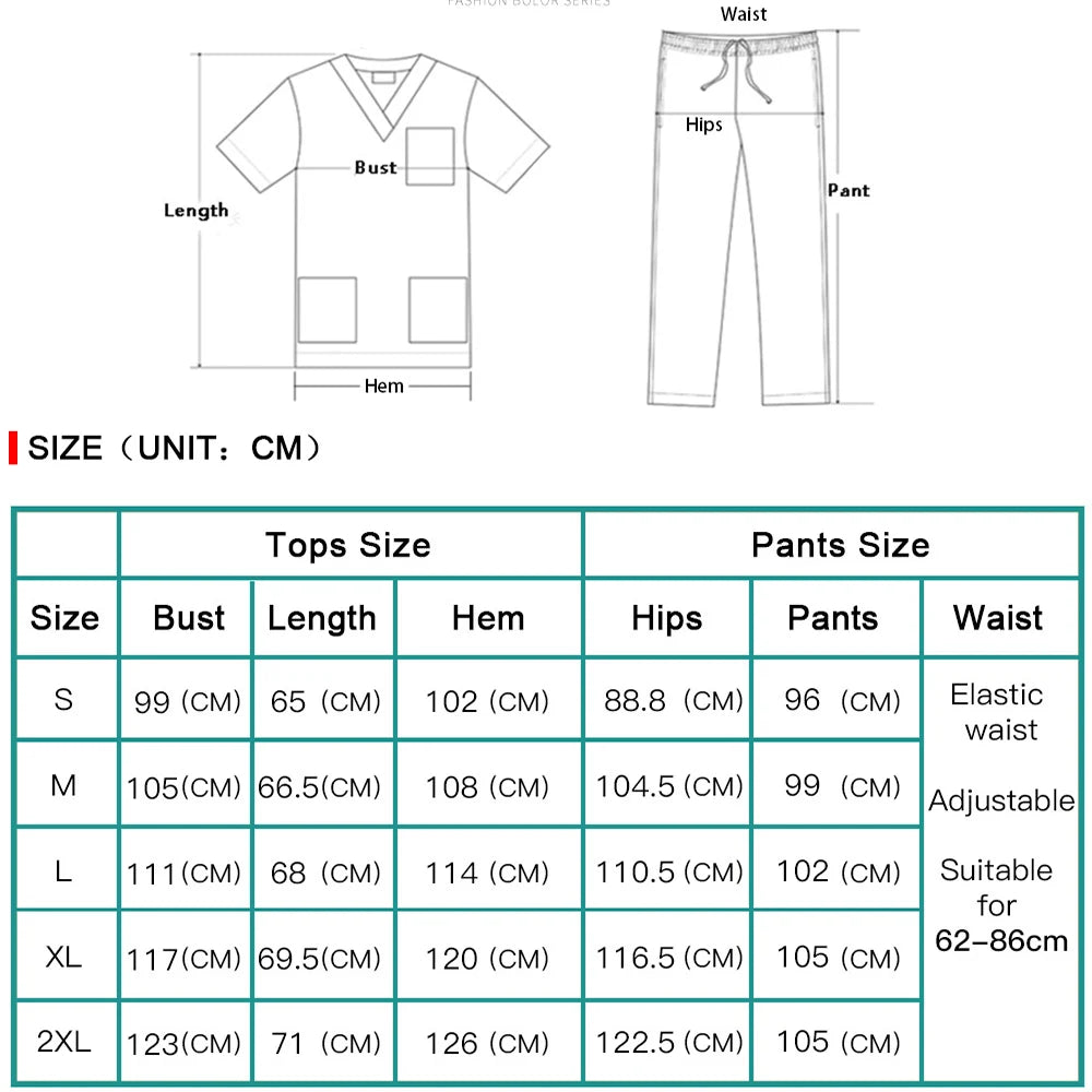 Comfortable Medical Scrub Set - Perfect for Nurses & Doctors!