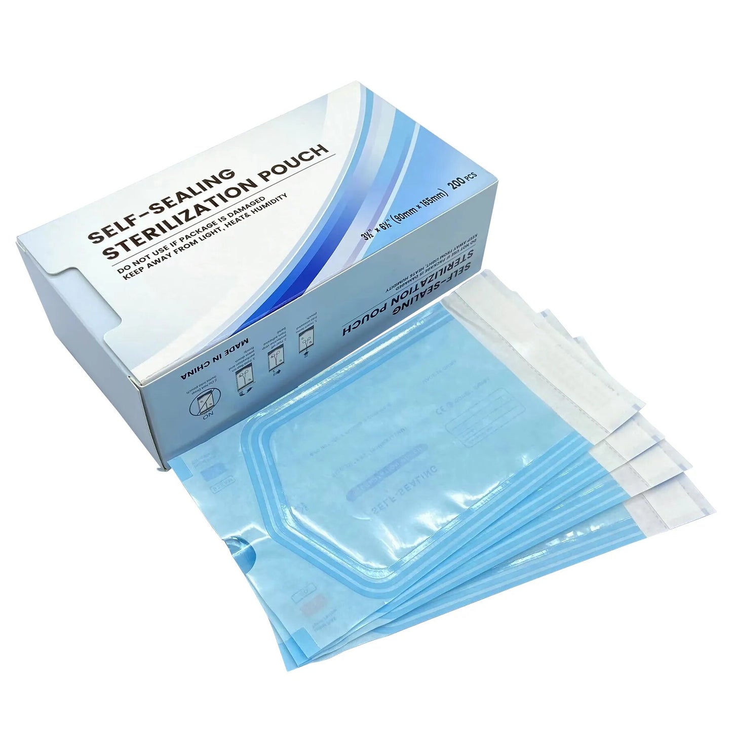 Self-sealing Sterilization Pouches (200pcs/box)
