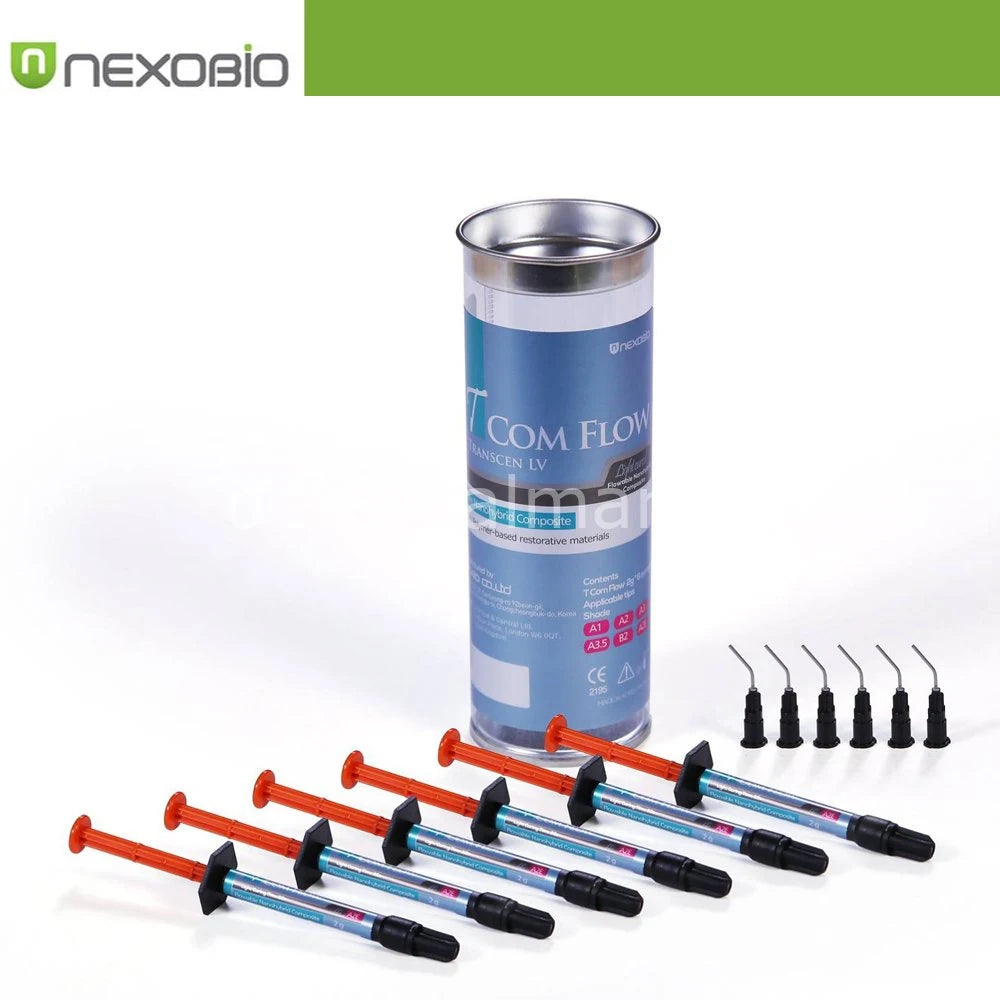 Nexobio T Com Flow: Nano Hybrid Flowable Composite - 6 Syringes (2g)