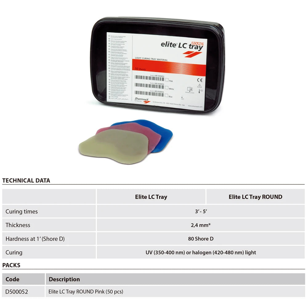 Dental UV resin Plates