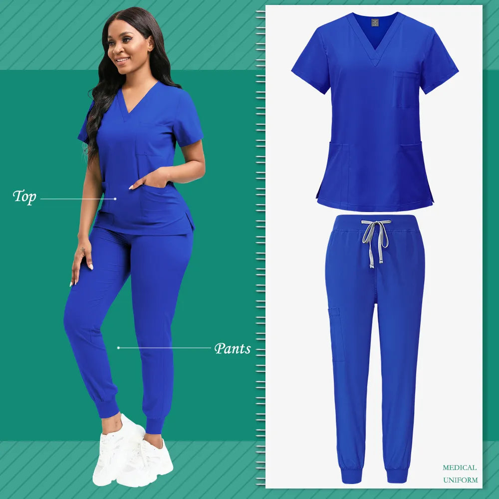 Slim Fit Women Scrubs Sets