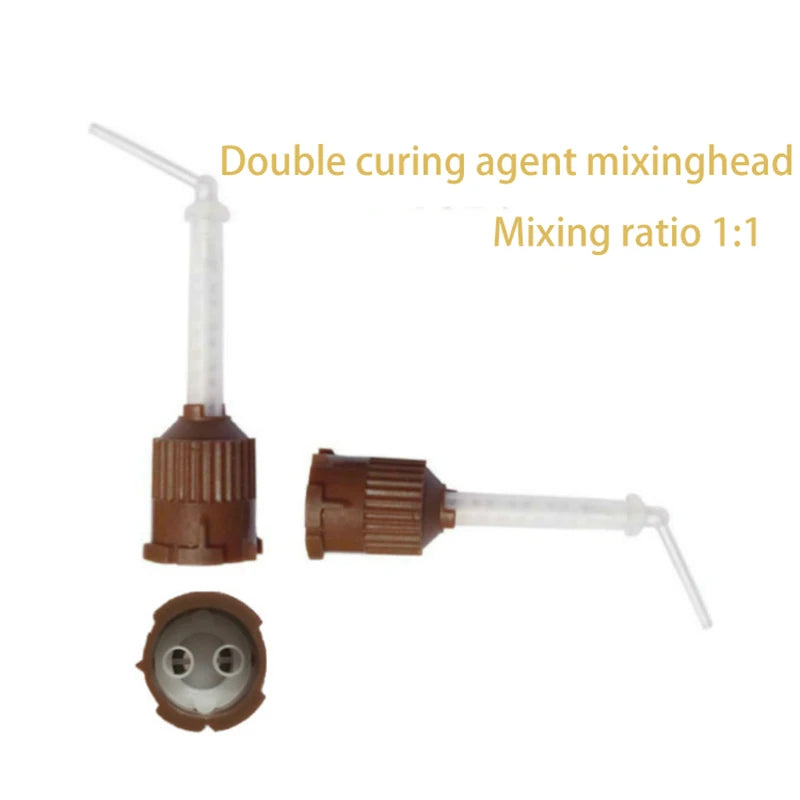 Dental Silicone Mixing Tips and Tubes - 50Pcs