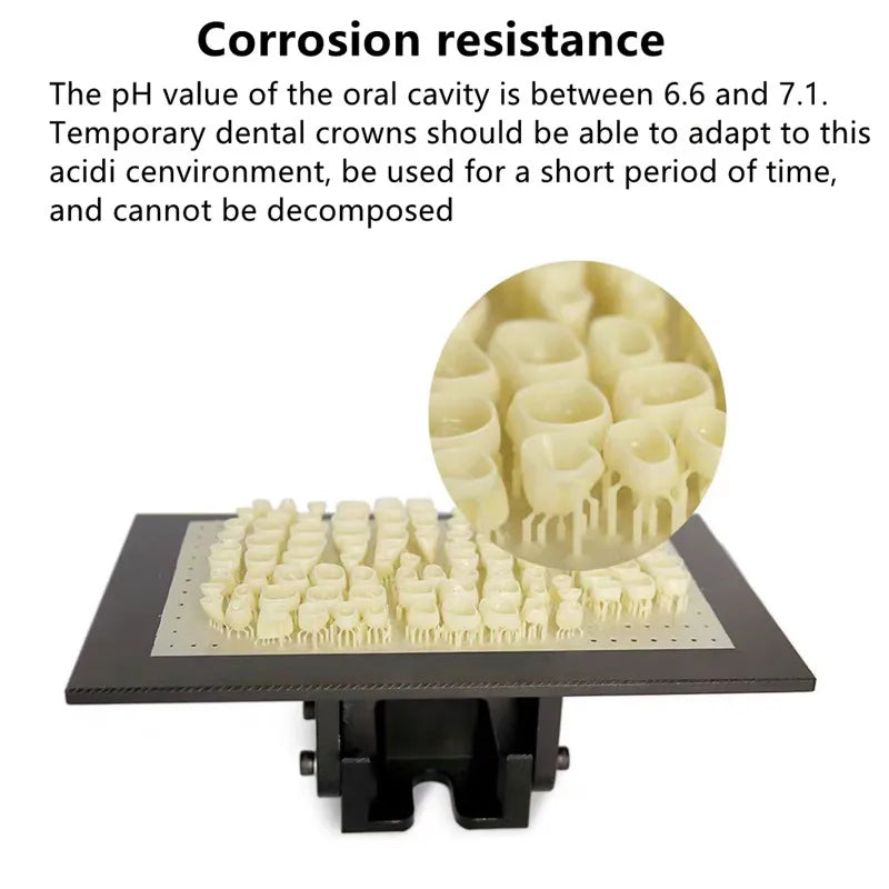 Premium Photosensitive Resin - Perfect for Temporary Crowns!