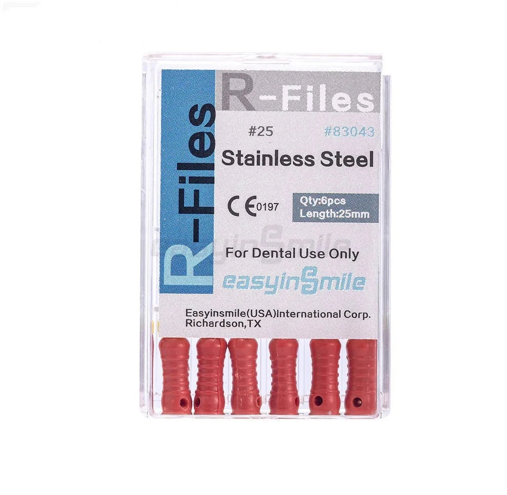 High-Quality Endo Files for Efficient Dental Procedures - 6pcs per pack, 10 sizes available