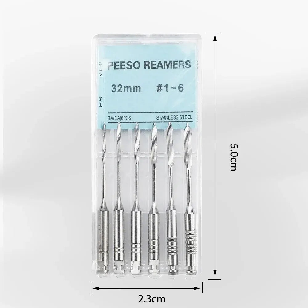 Peeso Reamer Size 1-6 , 6 pcs /Available in 28mm & 32mm