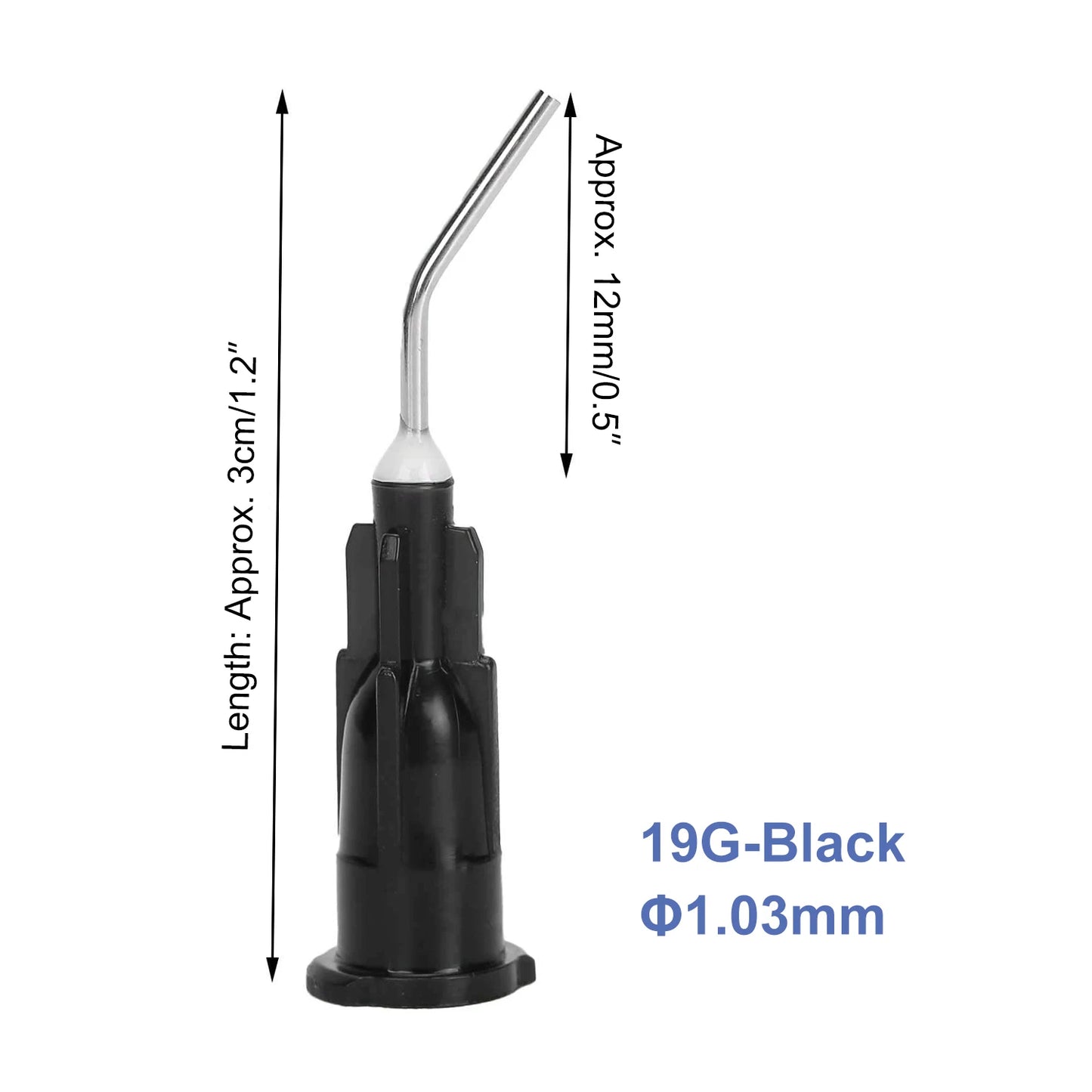 Disposable Multi-Purpose flowable & etchant syringe tips - 100pcs