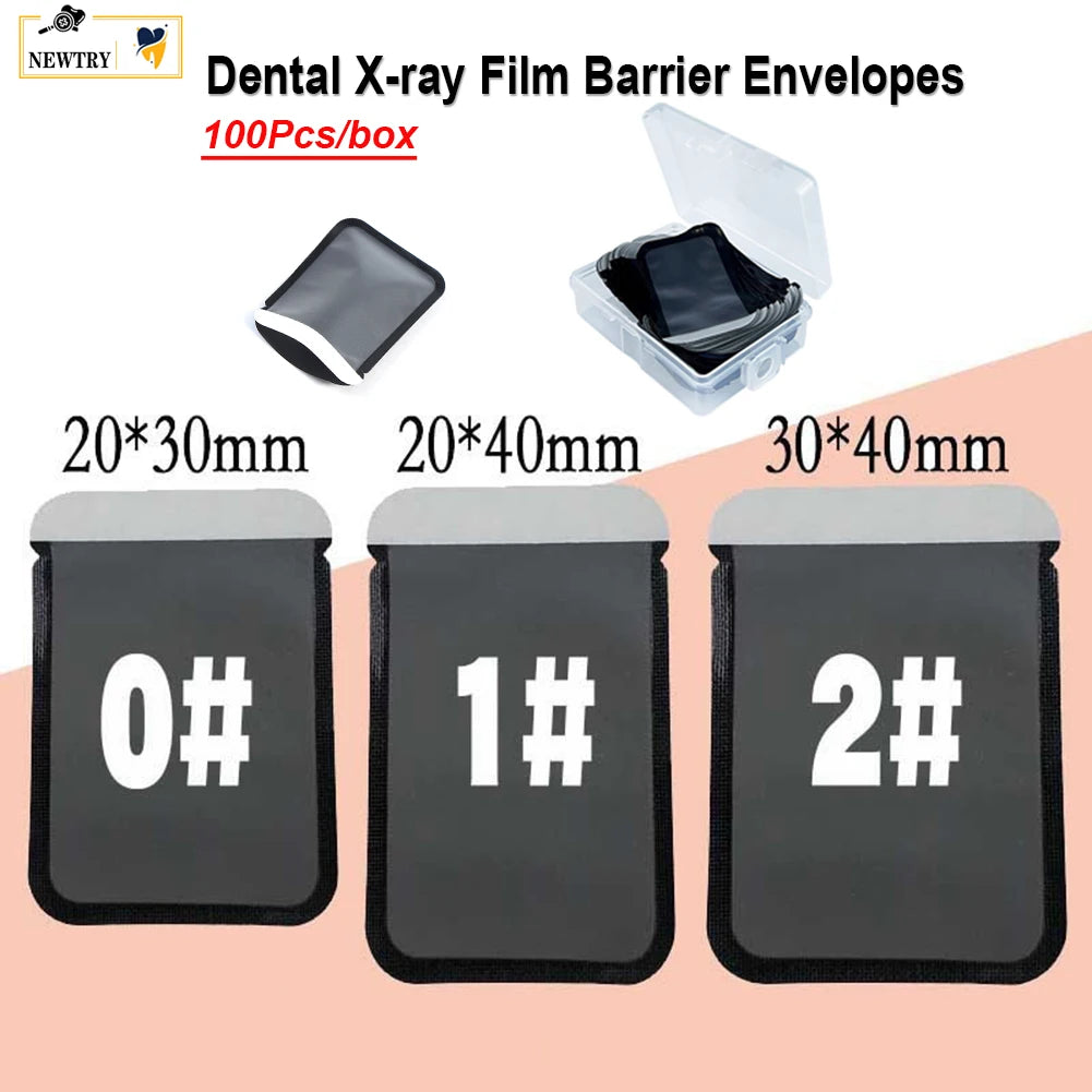 Intraoral Phosphor Plate Barrier Envelopes - Size: 0,1,2, /100Pcs