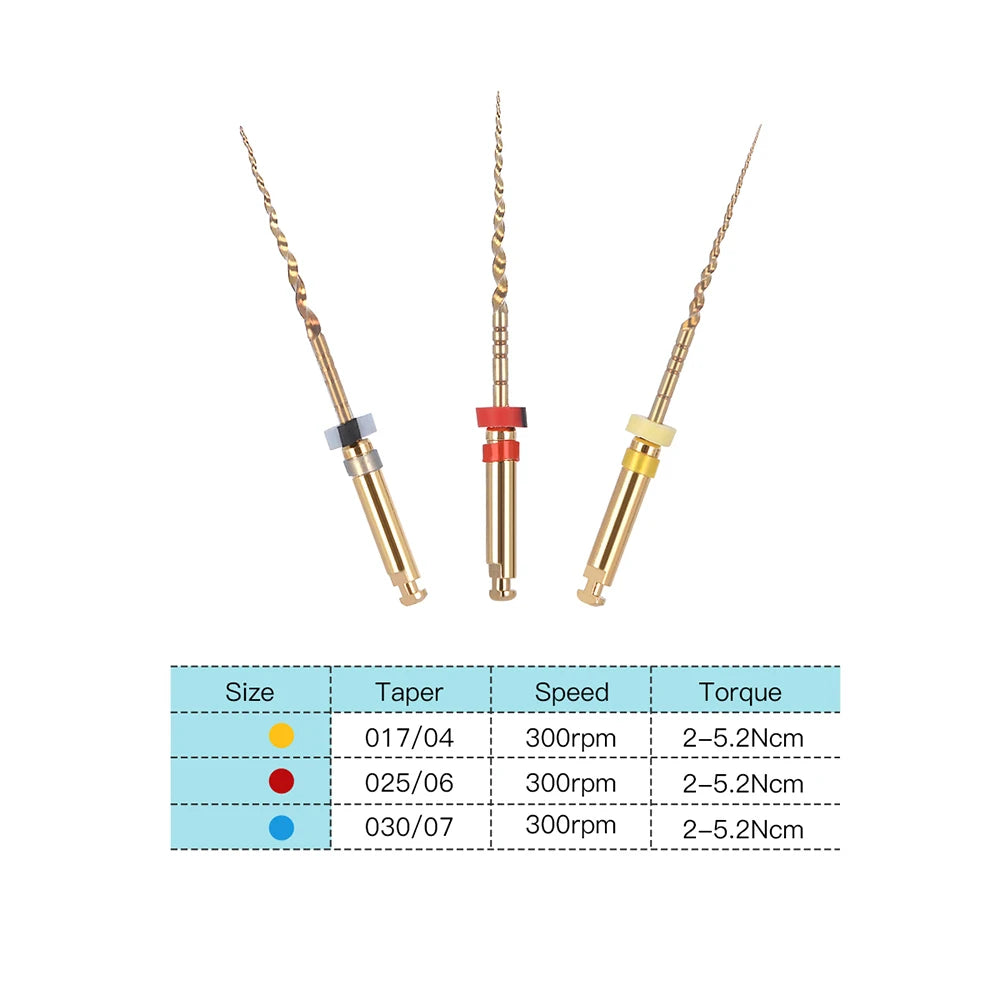 Niti Rotary Files - Shaping & Cleaning Root Canals