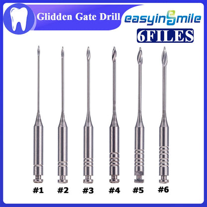 High-Quality Gates Drill Set - Sizes #1-6 Included