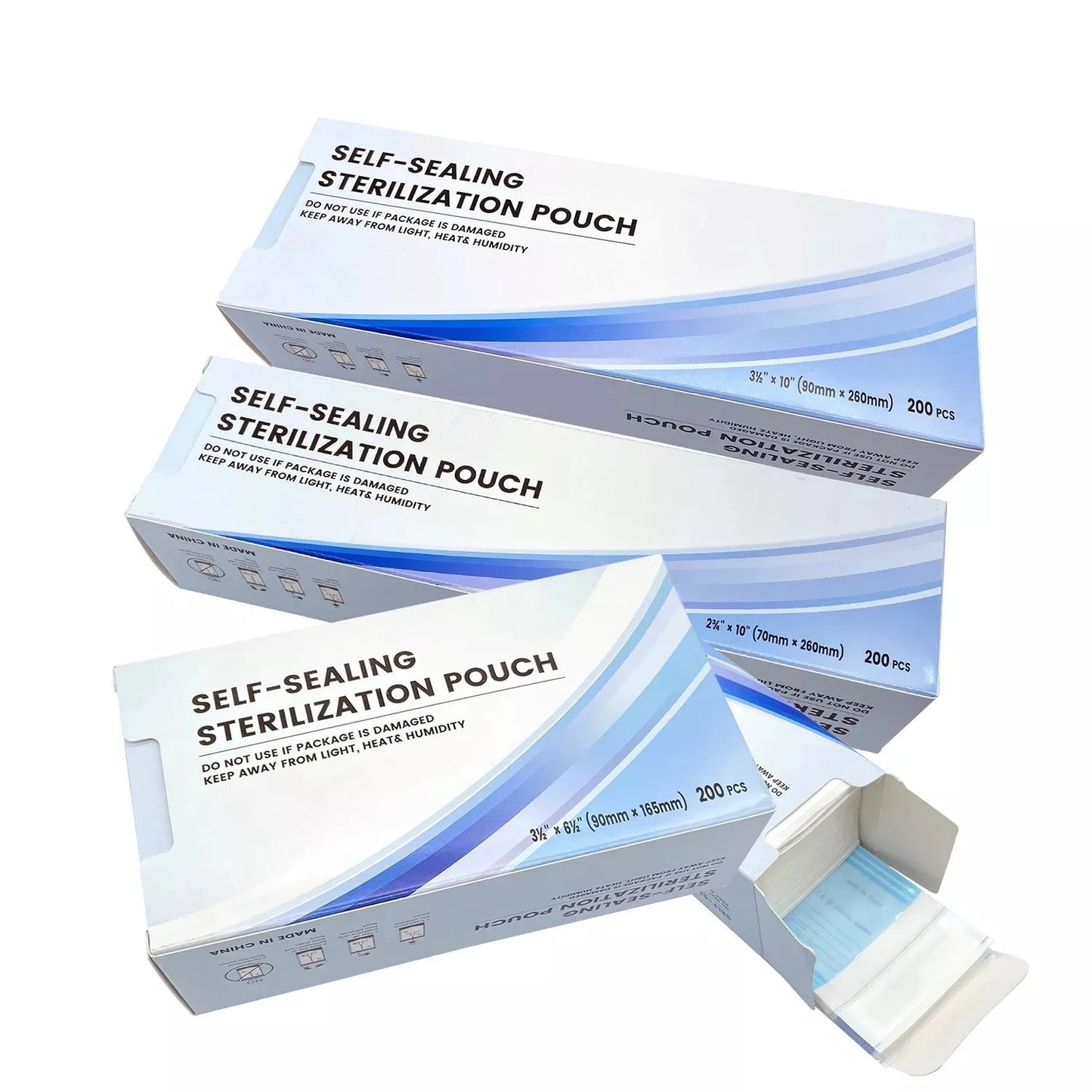 Self-sealing Sterilization Pouches (200pcs/box)