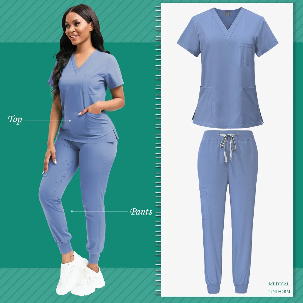 Slim Fit Women Scrubs Sets