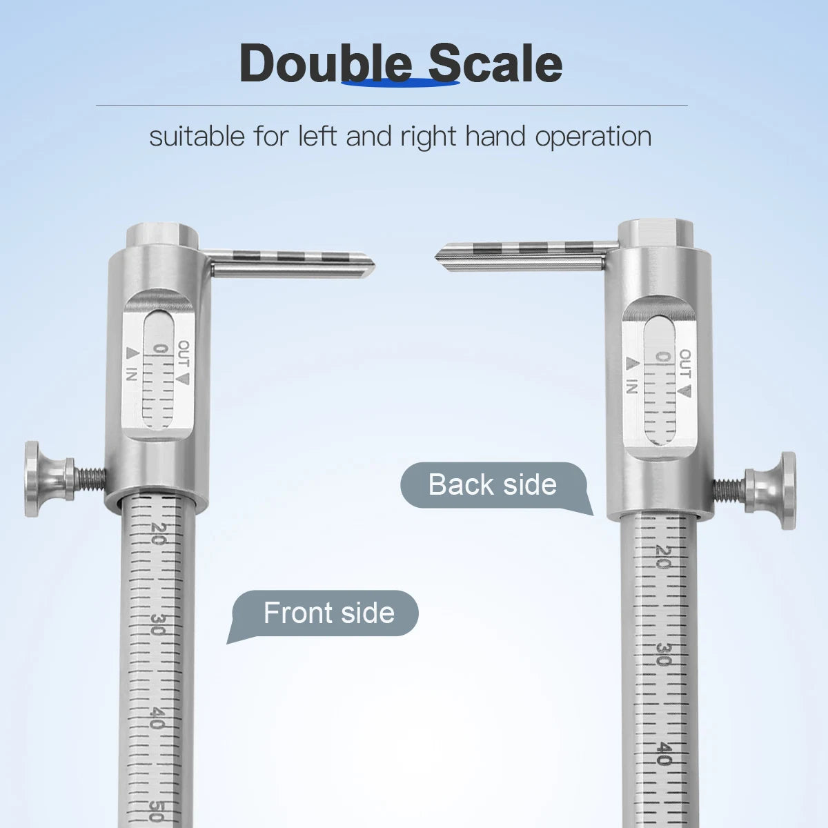 Orthodontic Sliding Caliper - 0-80mm Implant Gauge