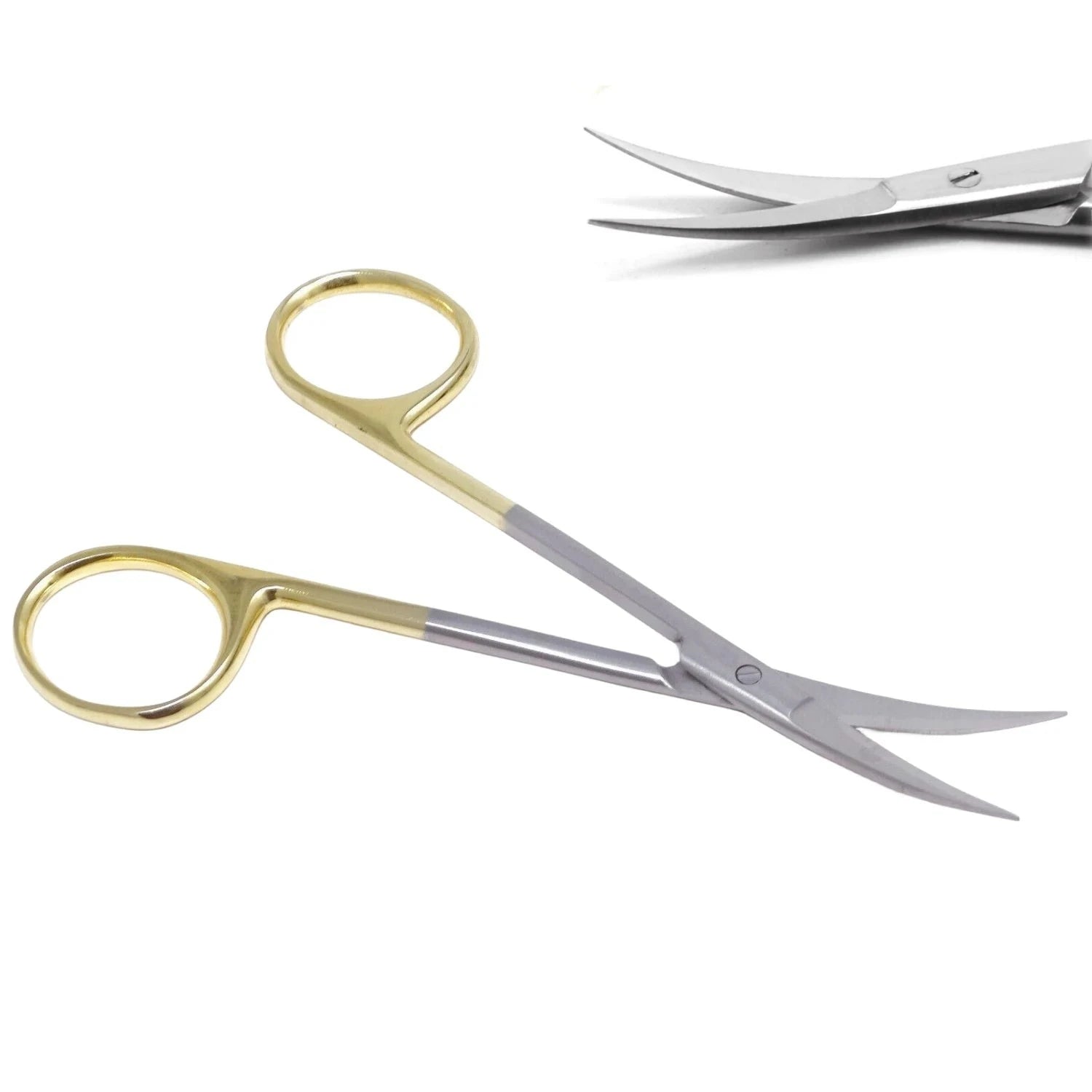  surgical scissors curved & straight