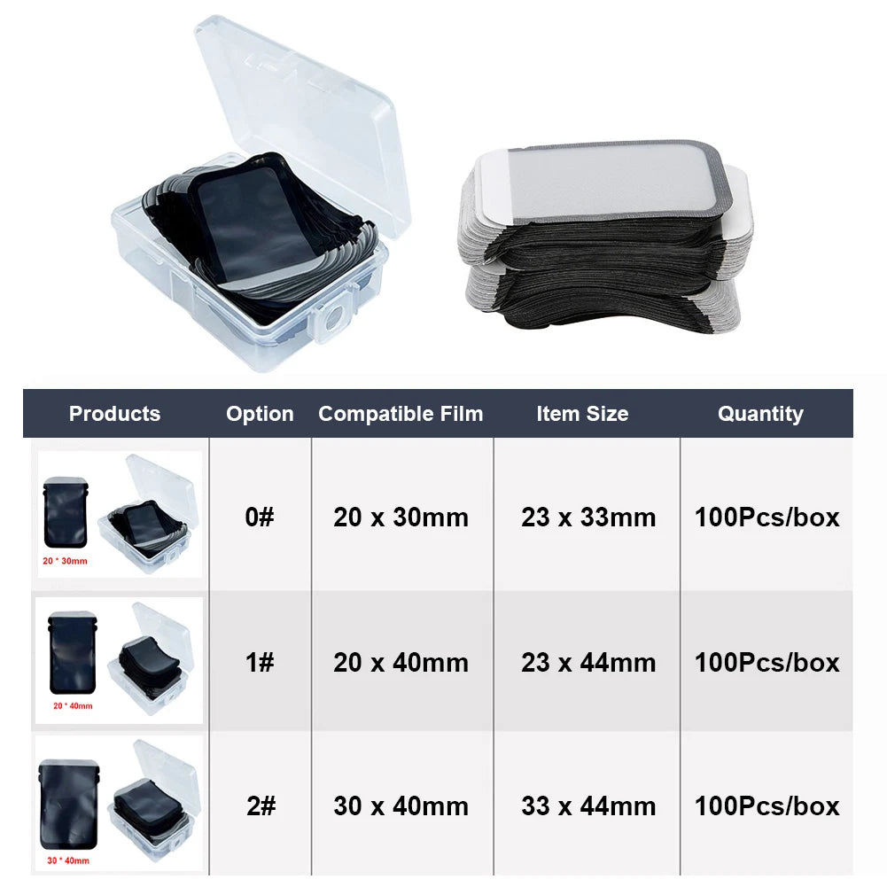 Intraoral Phosphor Plate Barrier Envelopes - Size: 0,1,2, /100Pcs