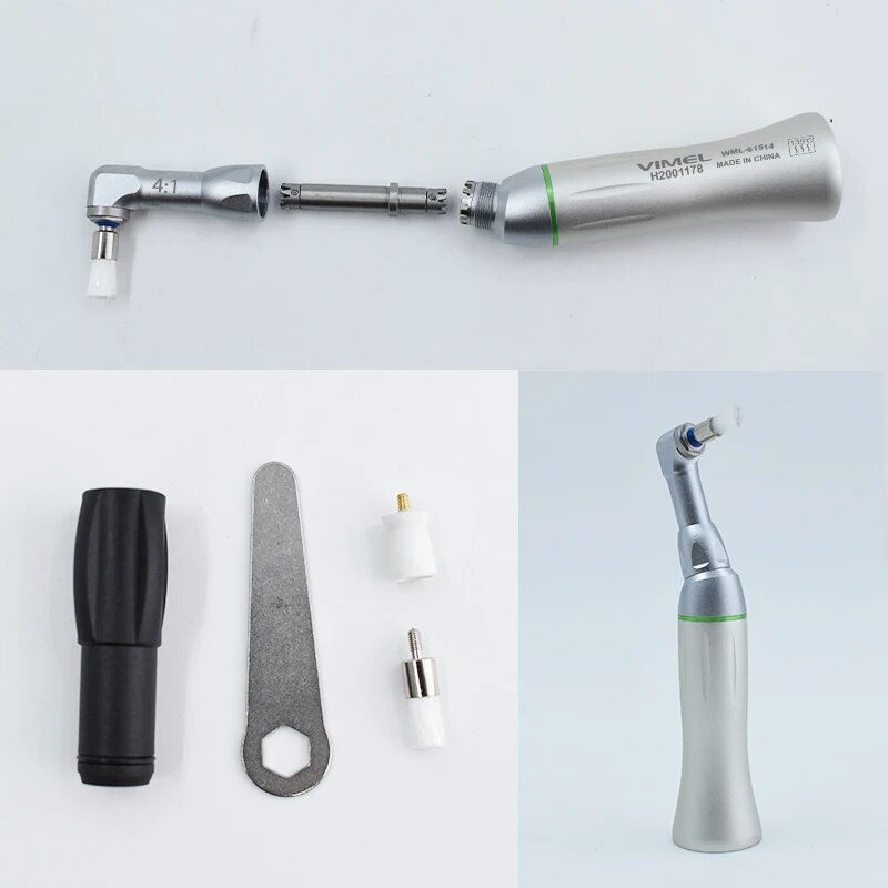 Latch type Contra angle head on angle nose cone - including parts