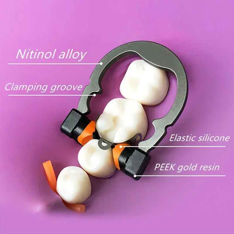 Dental Contoured Matrix System - Premium NiTi Clamp Ring