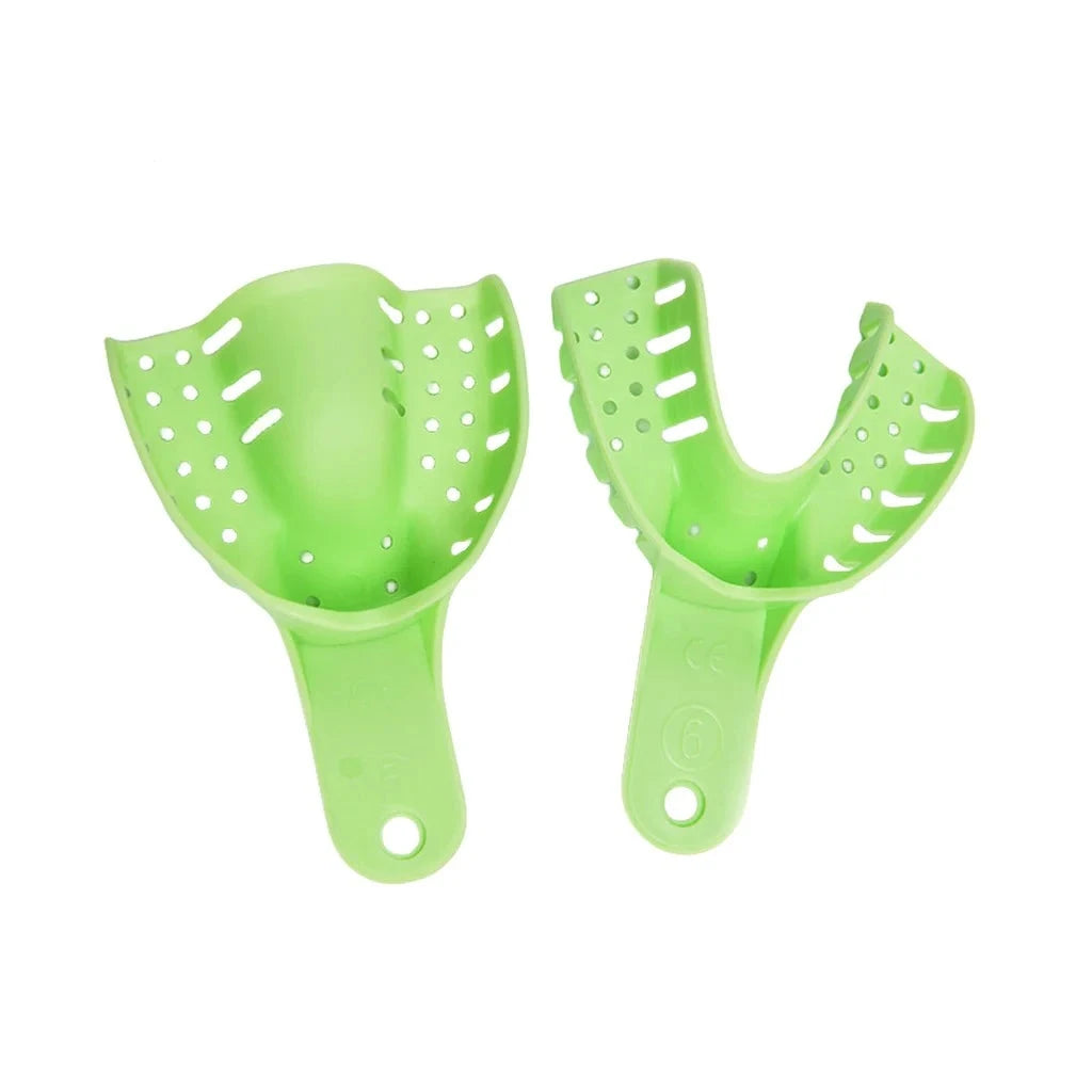 Plastic dental impression trays