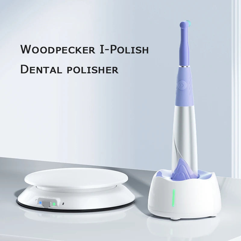 Wireless Woodpecker Prophy Handpiece - Portable Dental Hygiene Device with Bluetooth Wireless Pedal and Adjustable Speed Settings (6 Gears)