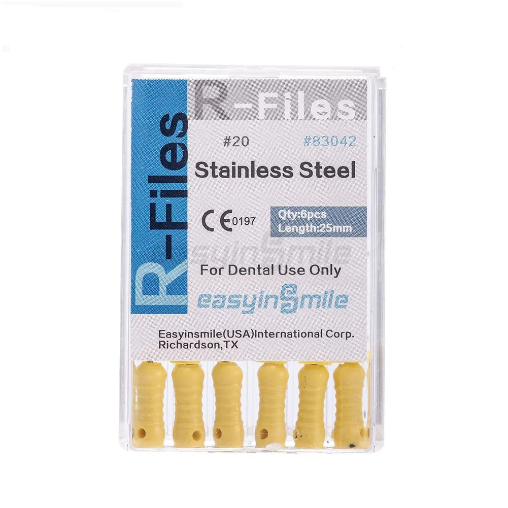 High-Quality Endo Files for Efficient Dental Procedures - 6pcs per pack, 10 sizes available