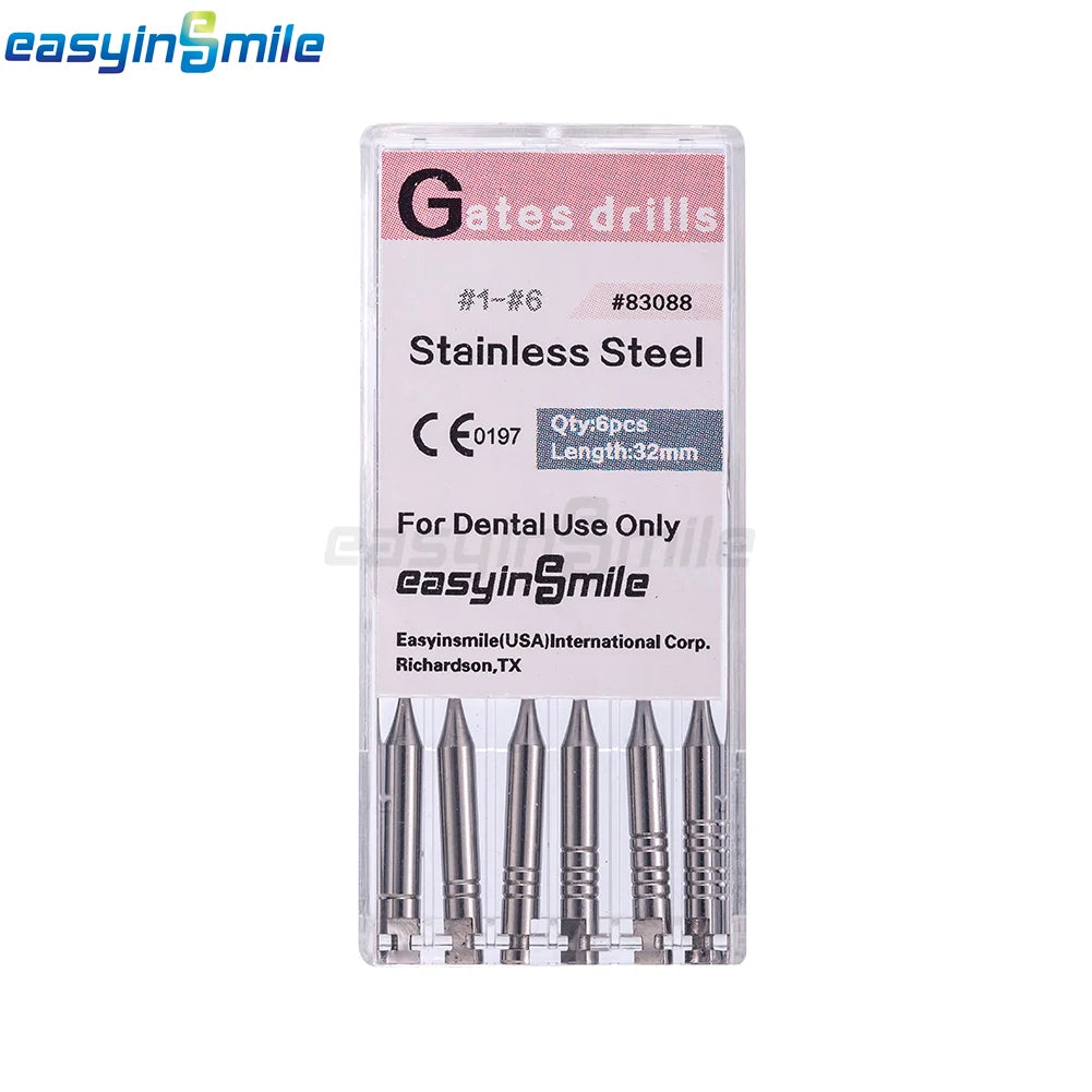 High-Quality Gates Drill Set - Sizes #1-6 Included