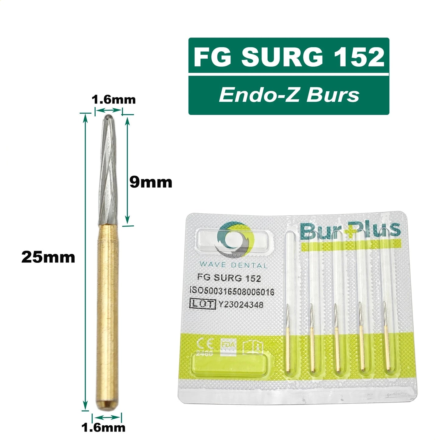ENDO Z Burs FG Safe End Burs- 5Pcs/Pack