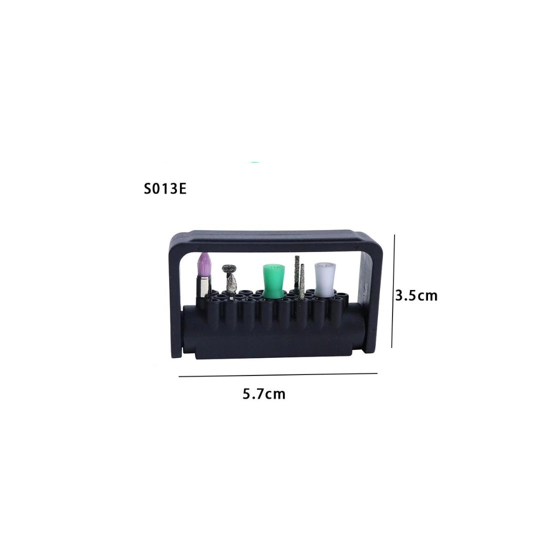 Upgrade Your Dental Practice with 6PCS Disinfection Carbide Burs Holder