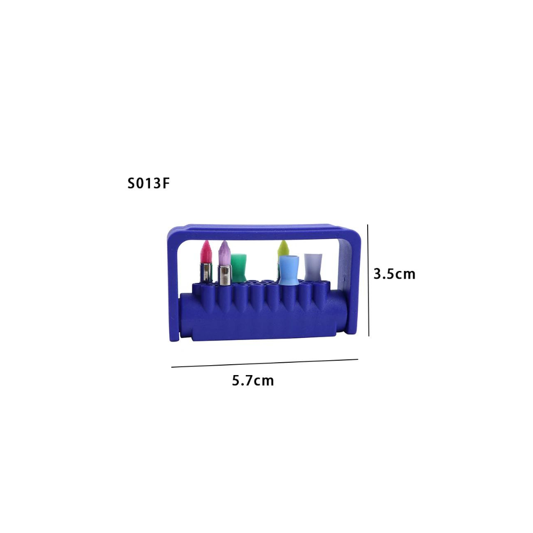 Upgrade Your Dental Practice with 6PCS Disinfection Carbide Burs Holder