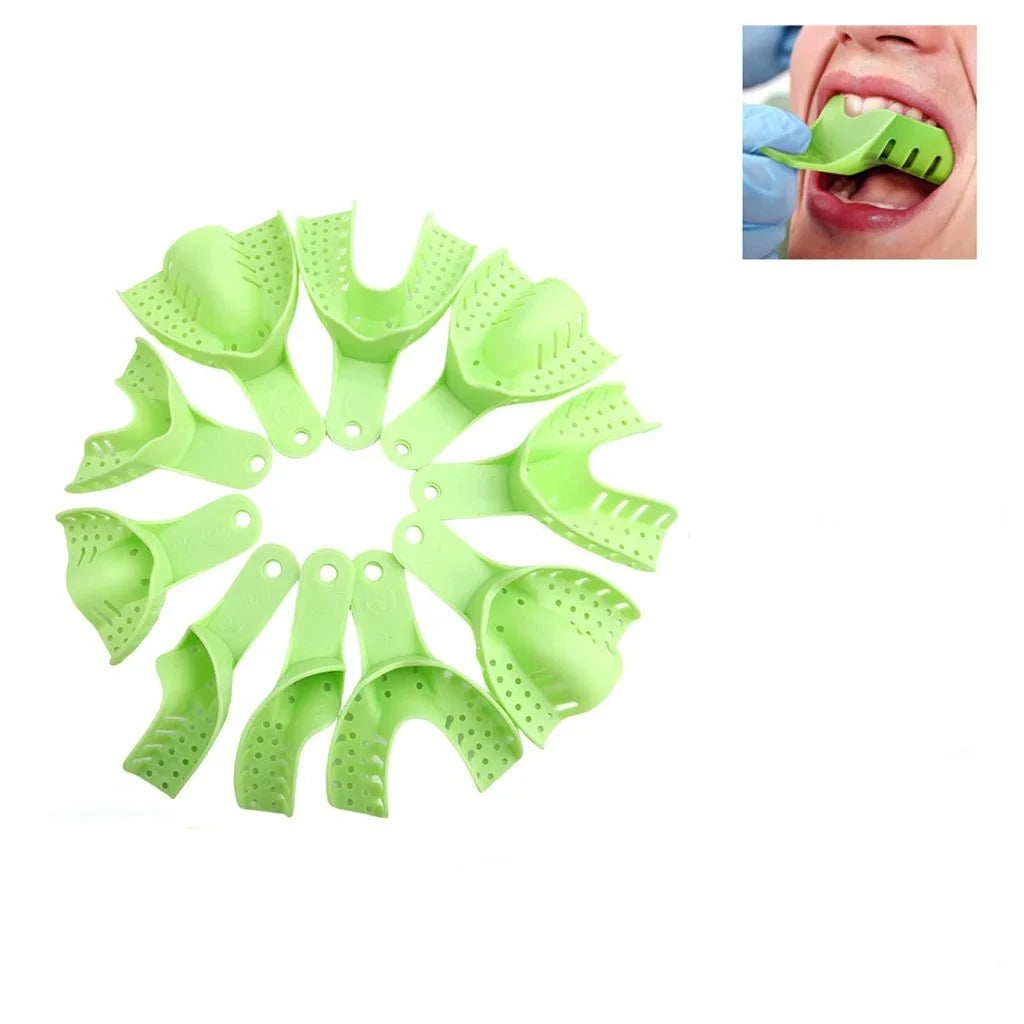 Plastic dental impression trays