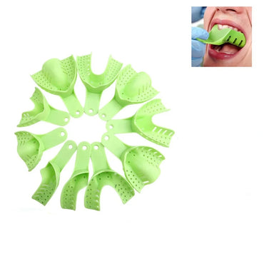 Plastic dental impression trays
