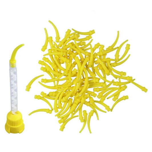 yellow mixing tips nozzle